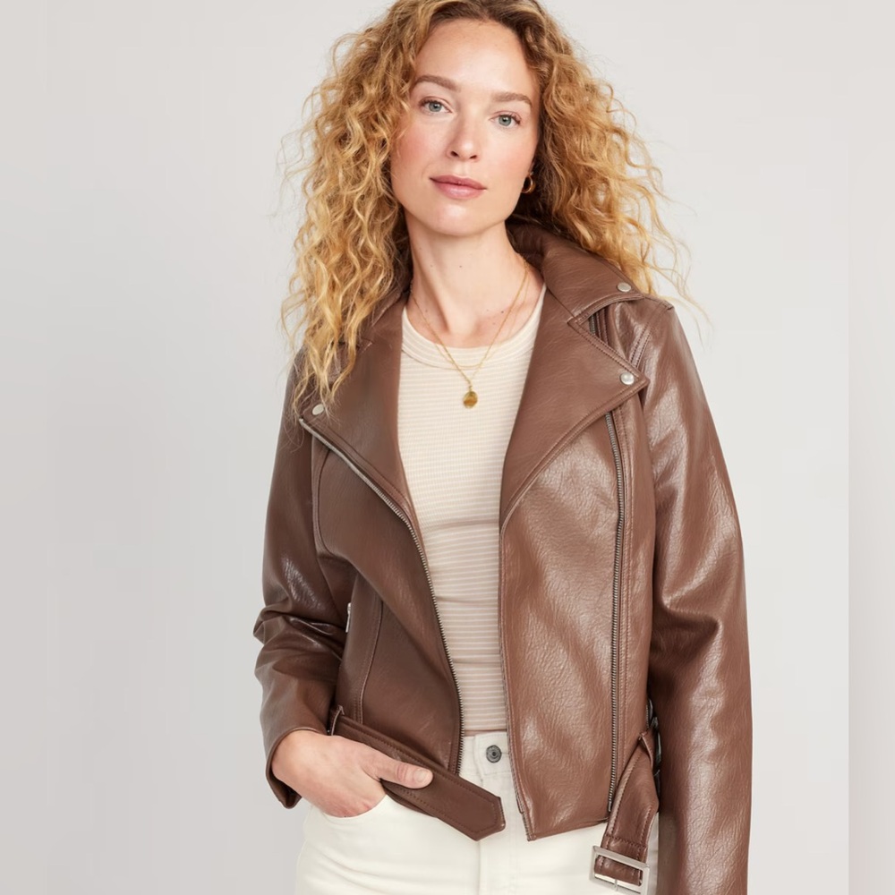 BNWT Vegan Leather Jacket